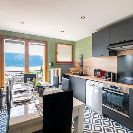 شقة T4 Avec Vue Imprenable Sur Le Lac D'Annecy فيير دو لاك المظهر الخارجي الصورة